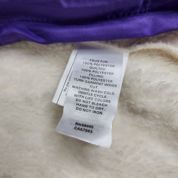 Treasure & Bond Kid's Quilted Fleece Jacket Ivory XL NWT - Picture 9 of 9